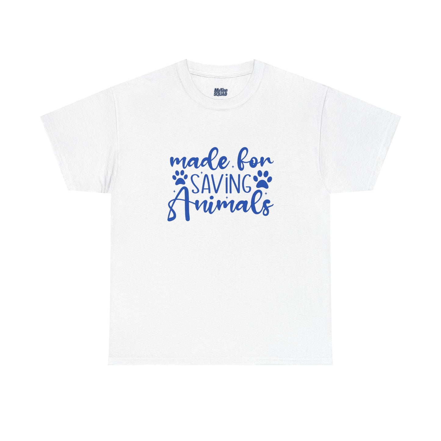 Made For Saving Animals Unisex Cotton T-Shirt | Dog Lover