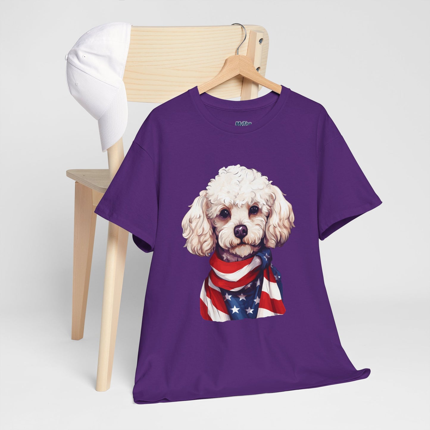 Patriotic Poodle Unisex T-Shirt