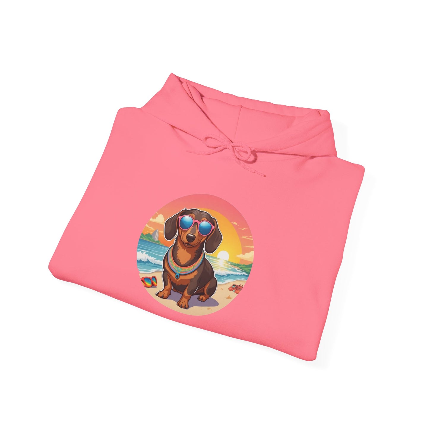 Dachshund Lover's Sunset Unisex Hoodie