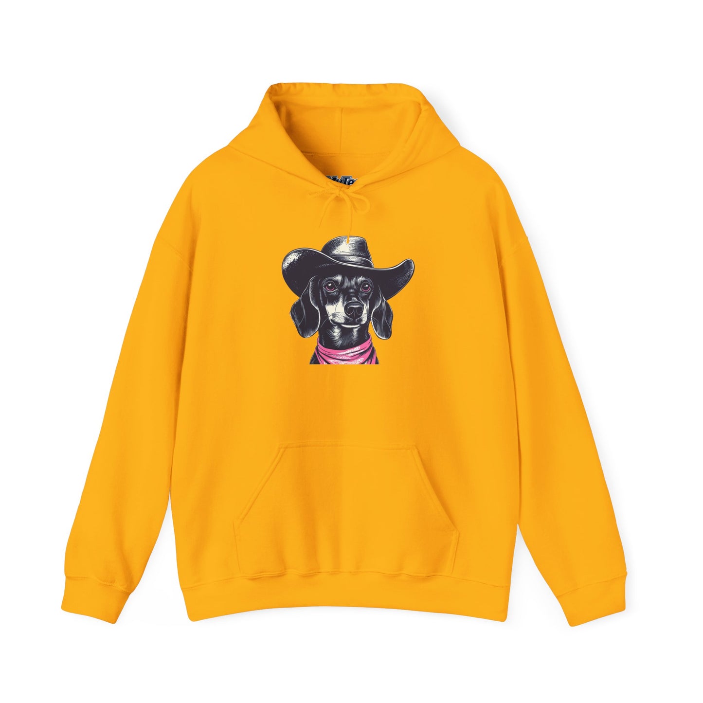 Dachshund Cowpoke Hoodie – Rodeo Pup Unisex Pullover