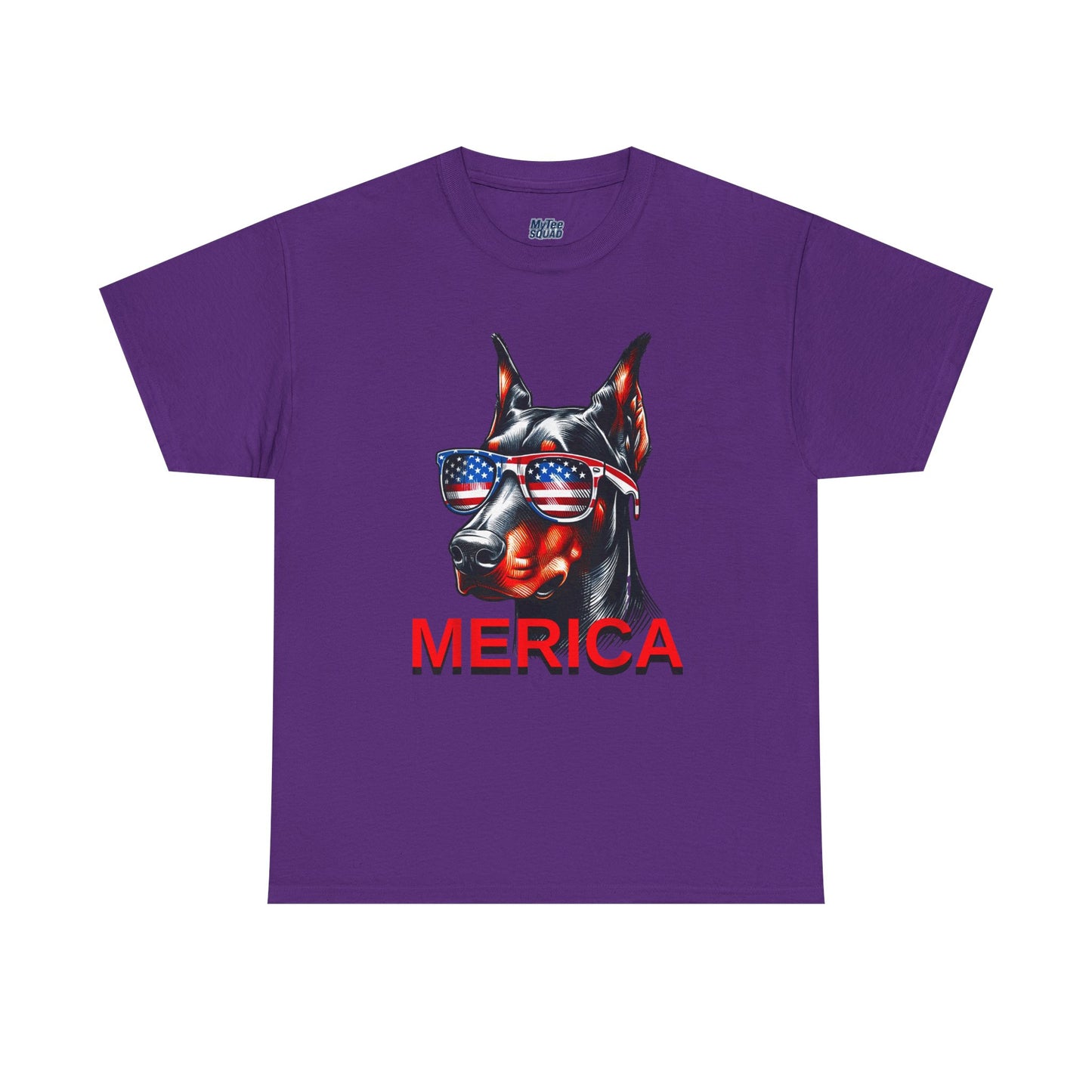 Patriotic Doberman With Sunglasses Unisex T-Shirt