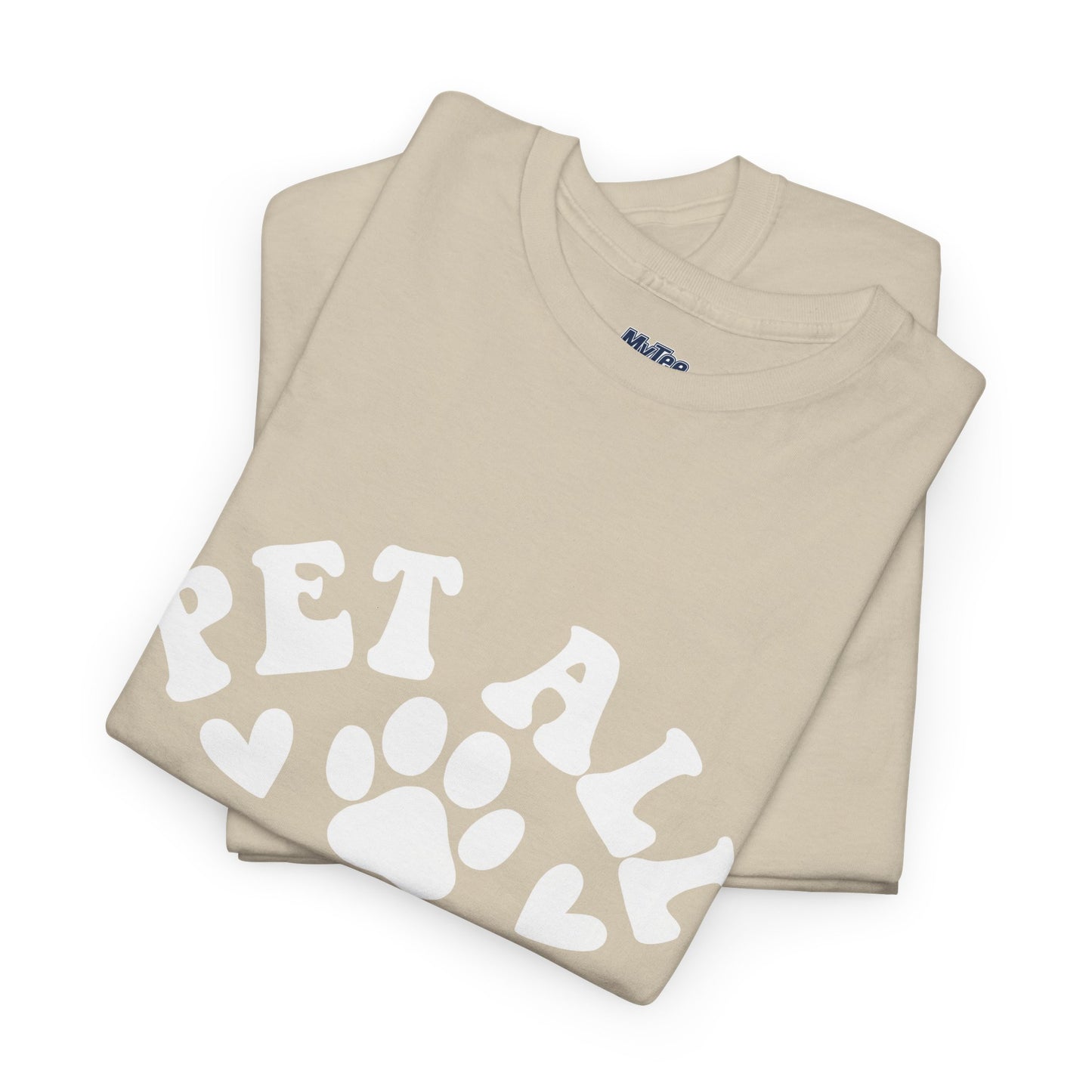 Pet All the Dogs Cotton T-Shirt, Dog Lover Tee