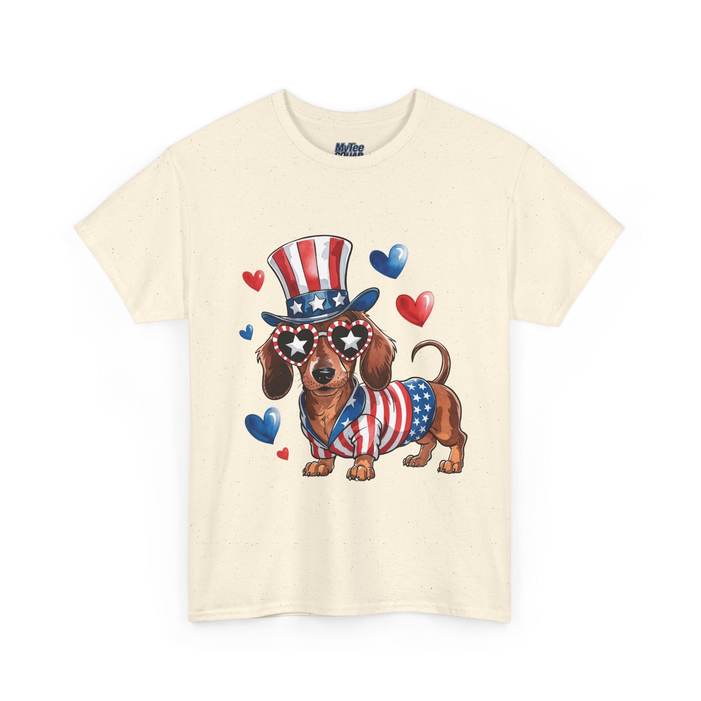Patriotic Dachshund Unisex T-Shirt | Dog Lover Gift, July 4th Celebration