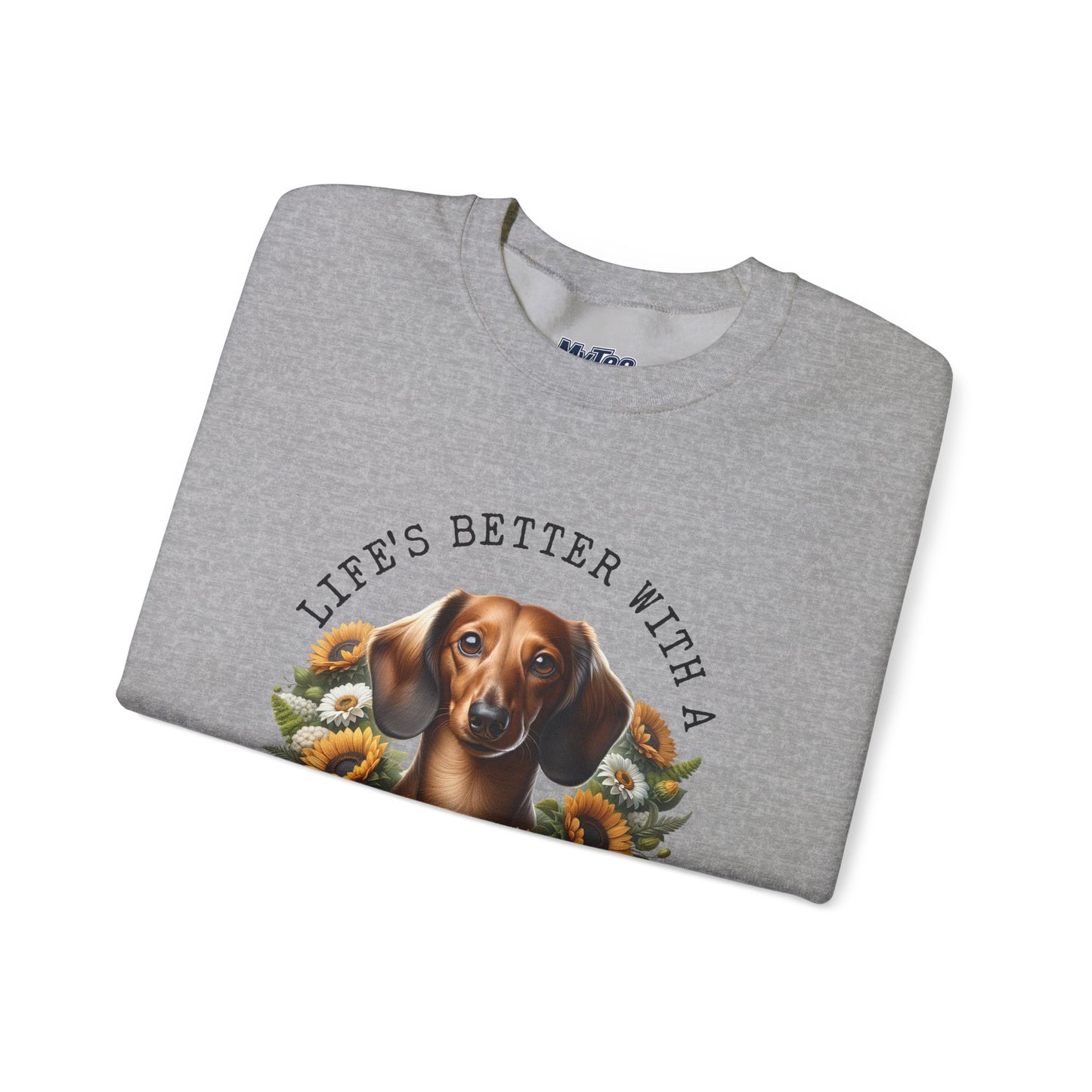 Dachshund Sunflower Unisex Hoodie
