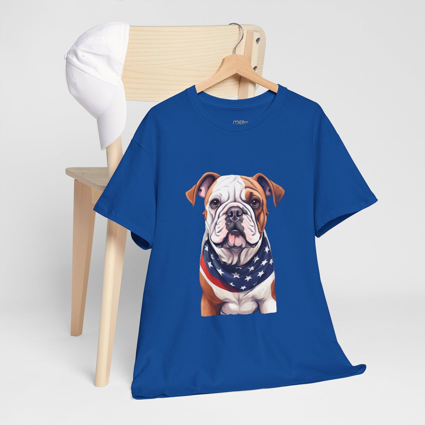 Patriotic Bulldog Unisex T-Shirt
