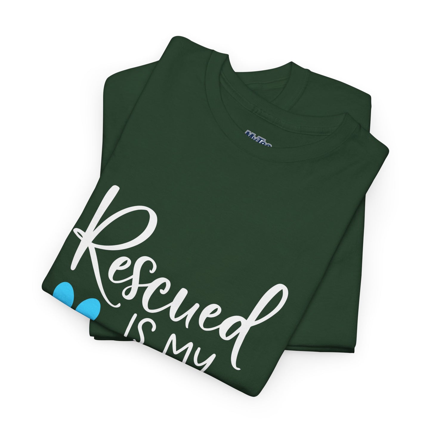 Rescued Is My Favorite Breed T-Shirt – Pet Adoption Love Tee
