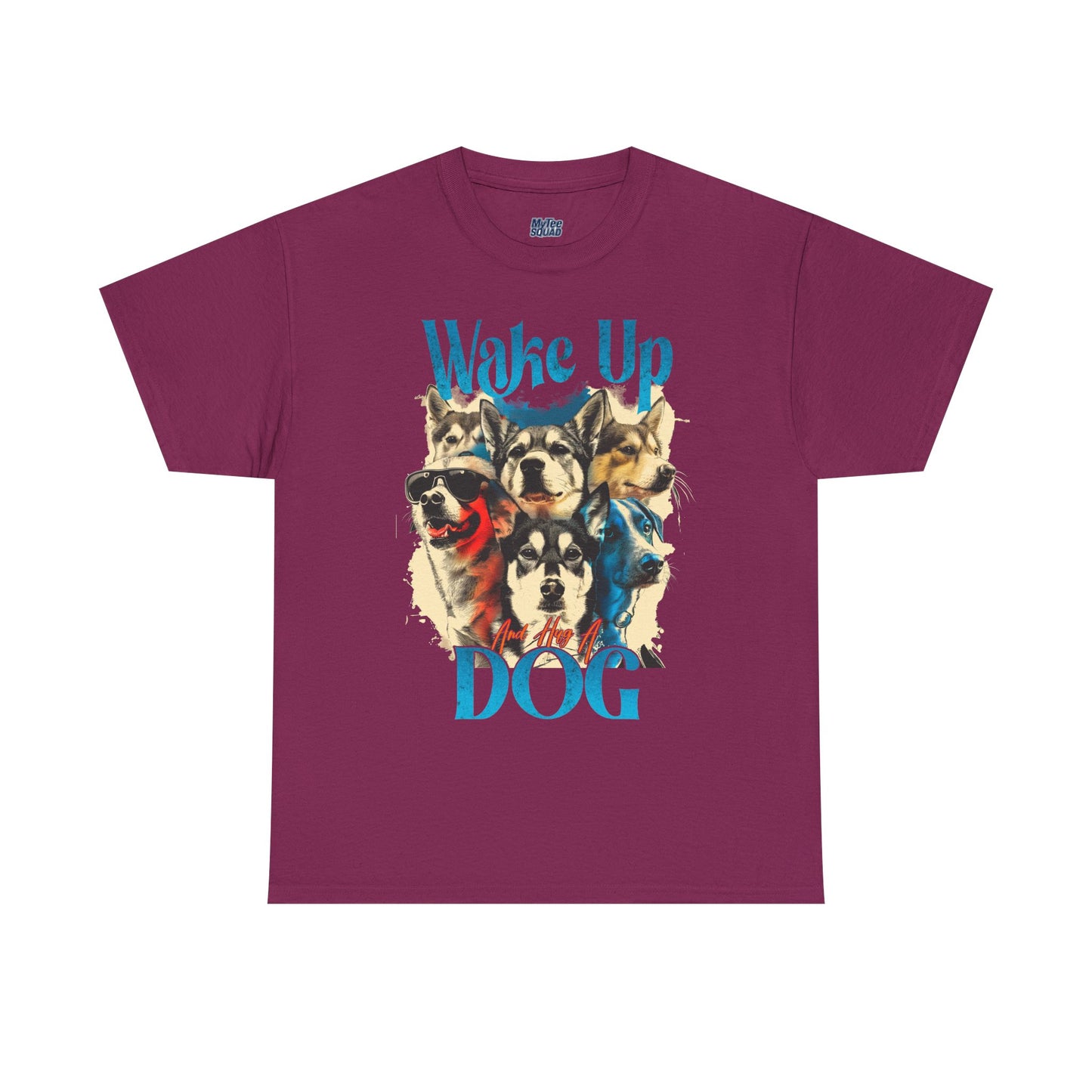 Wake Up Dog Unisex Cotton Tee