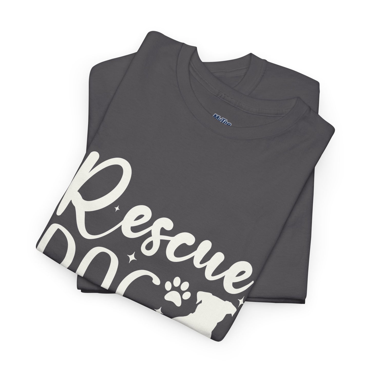 Rescue Dog Mom Cotton T-Shirt | Dog Lover