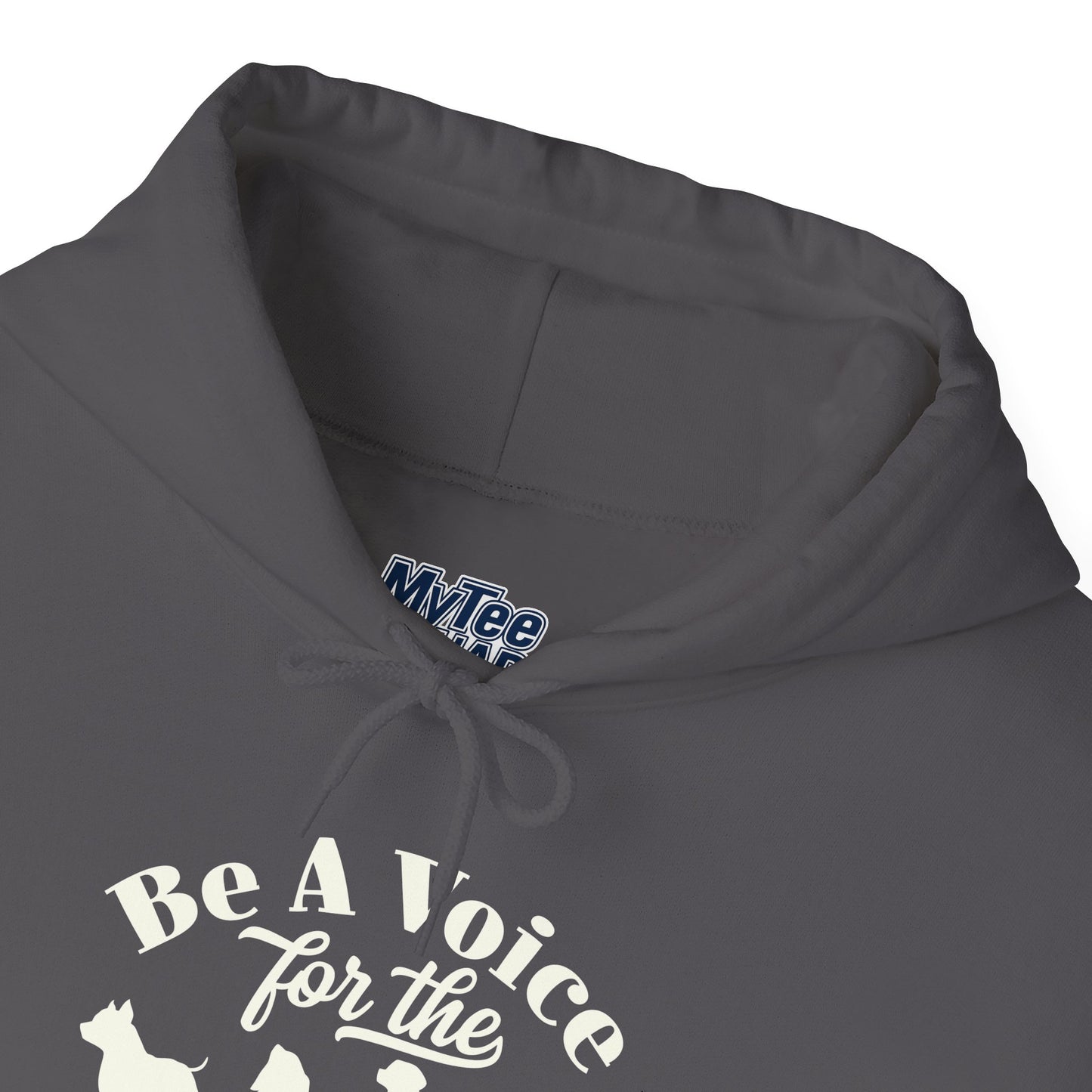 Be A Voice For The Voiceless Unisex Hoodie – Animal Rescue Awareness
