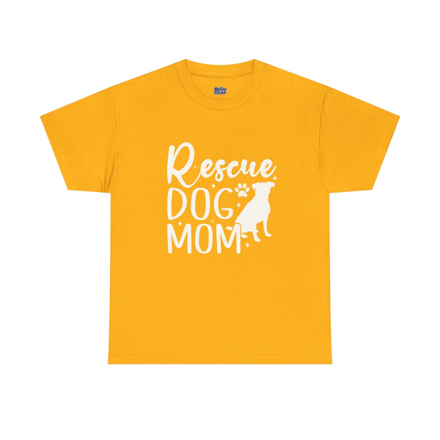 Rescue Dog Mom Cotton T-Shirt | Dog Lover