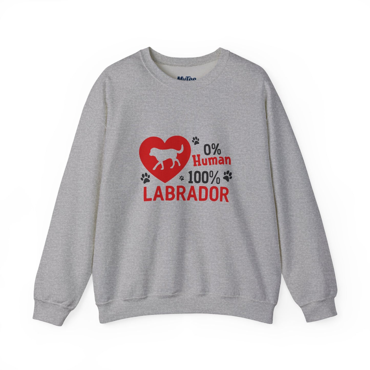 0% Human 100% Labrador Unisex Sweatshirt