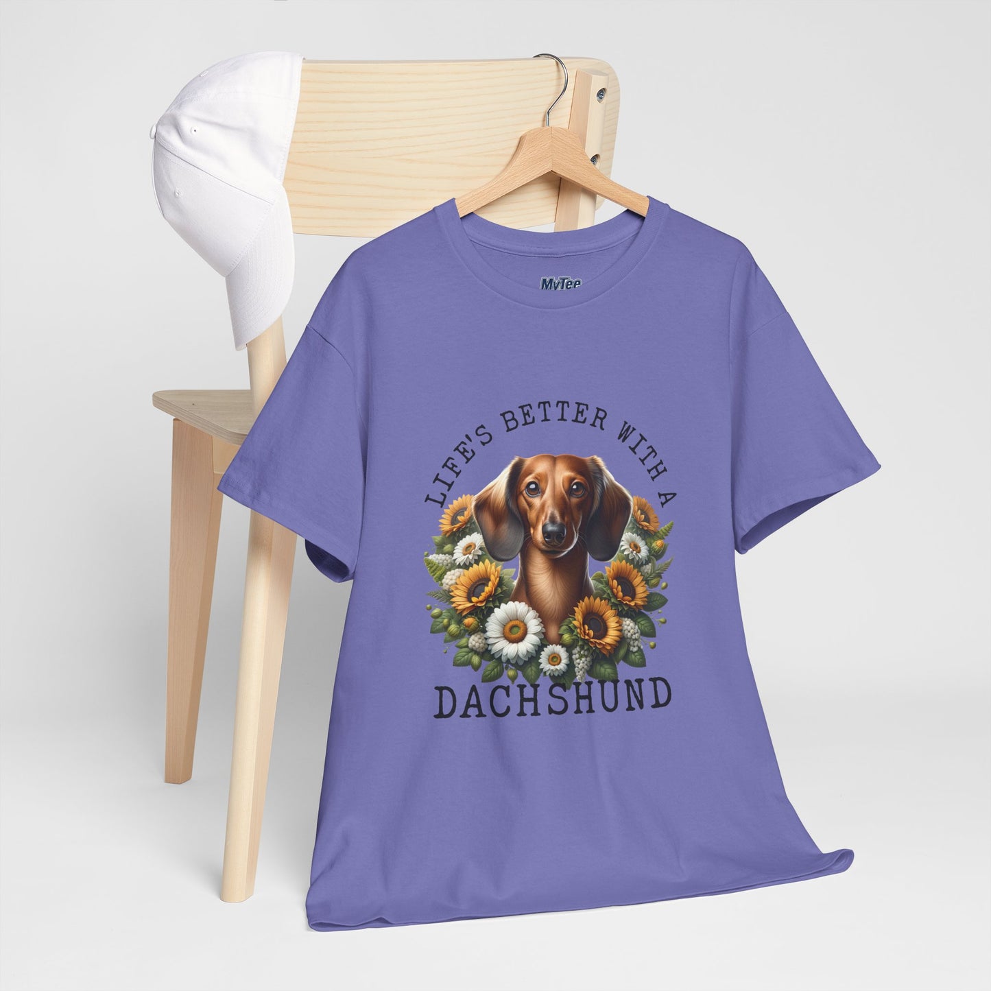 Dachshund Sunflower Unisex T-Shirt