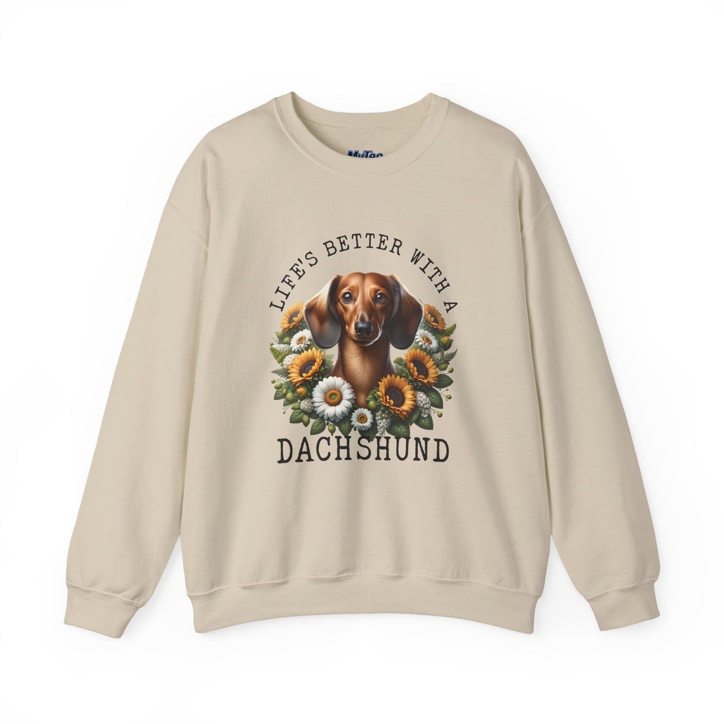 Dachshund Sunflower Unisex Hoodie