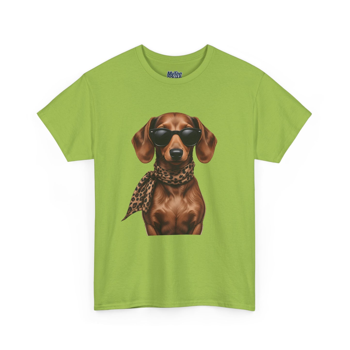 Dachshund With A Scarf Cotton T-Shirt