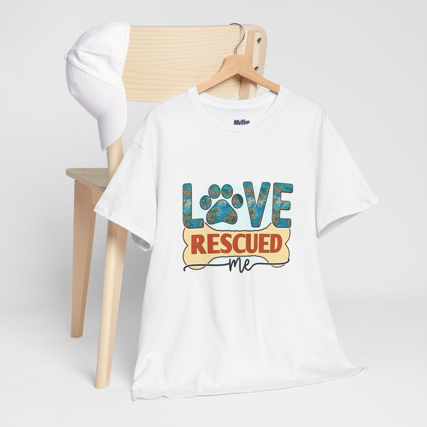 Love Rescued Me T-Shirt - Rescue Dogs Save Lives