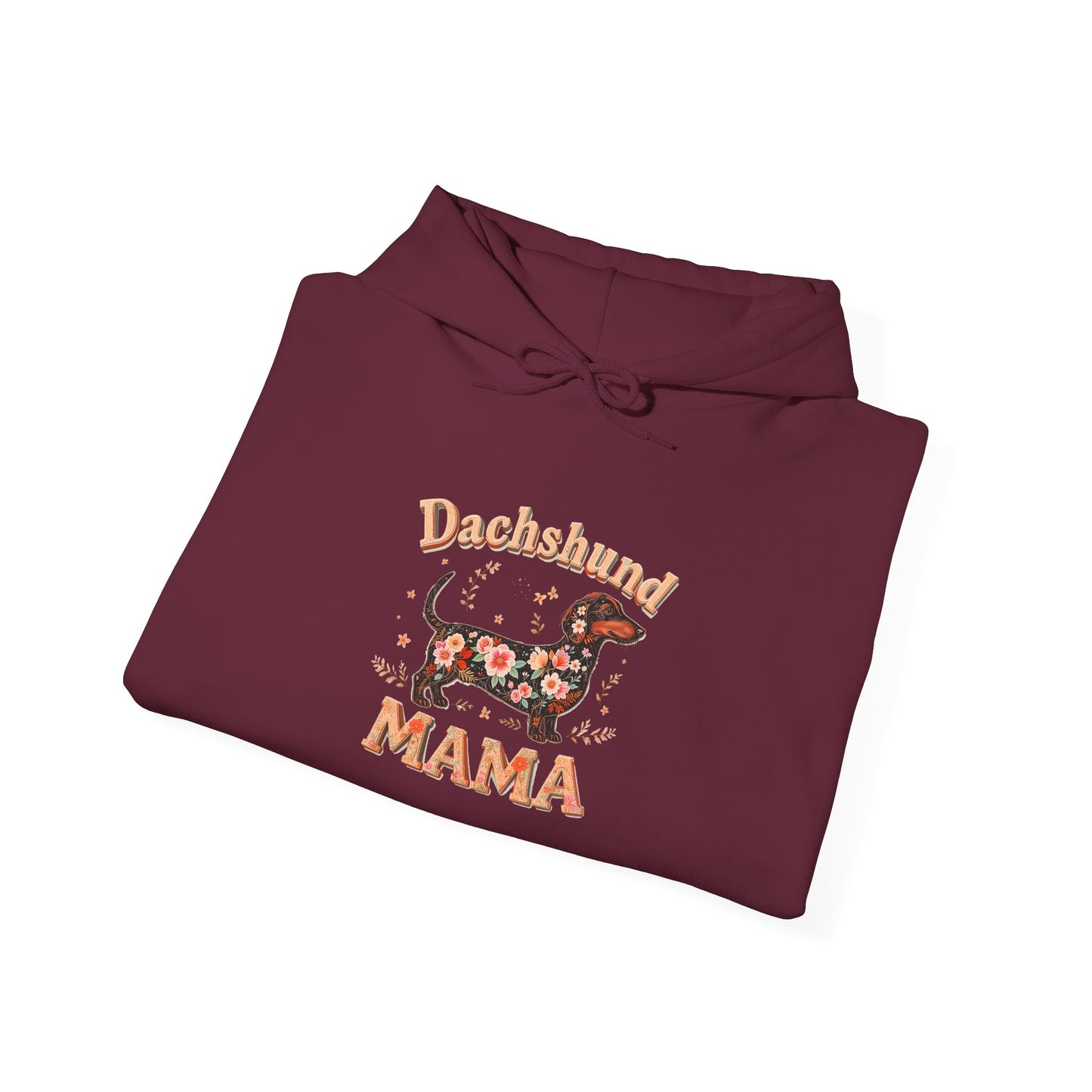 Dachshund Mama Everyday Hoodie – Floral Comfort For Pup Fans