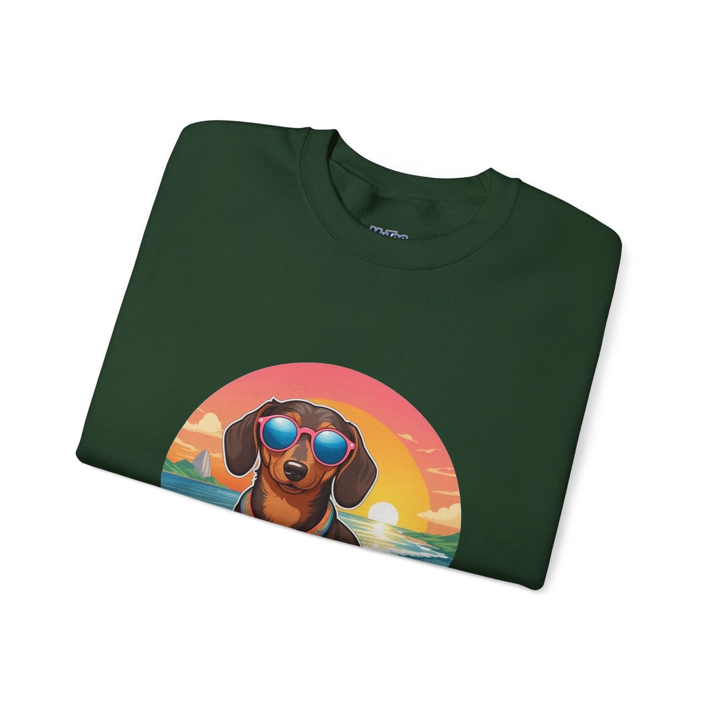 Dachshund Sunset Chill Unisex Sweatshirts