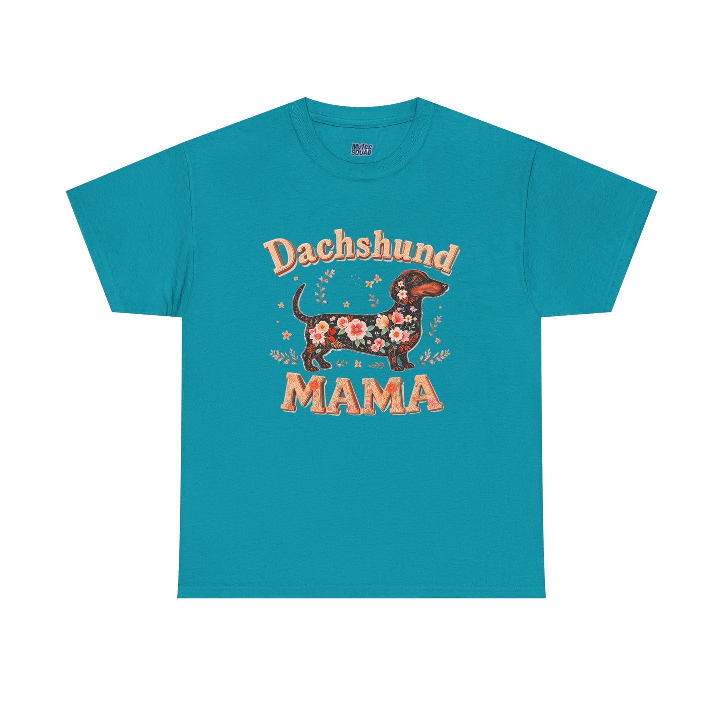 Dachshund Mama T-Shirt – Cute Floral Pup Lover Tee