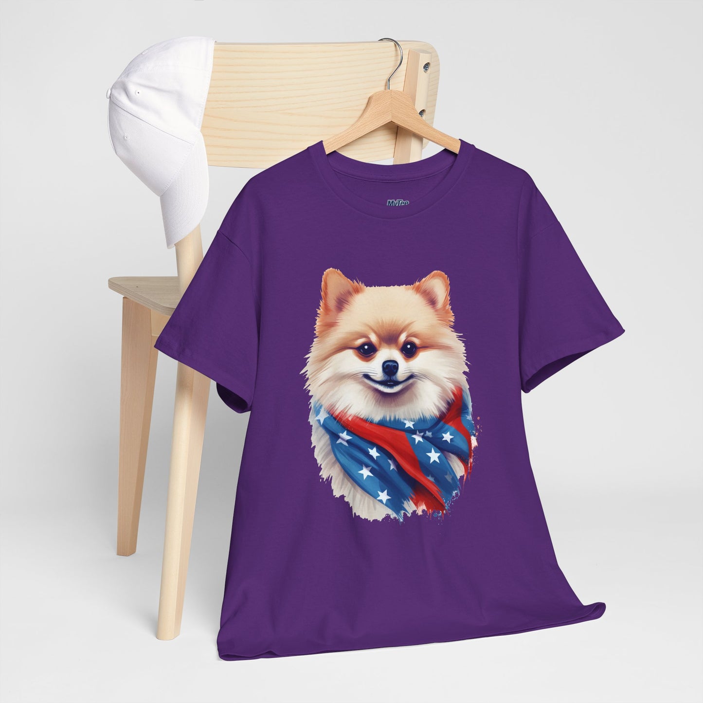 Patriotic pomeranian Unisex T-Shirt