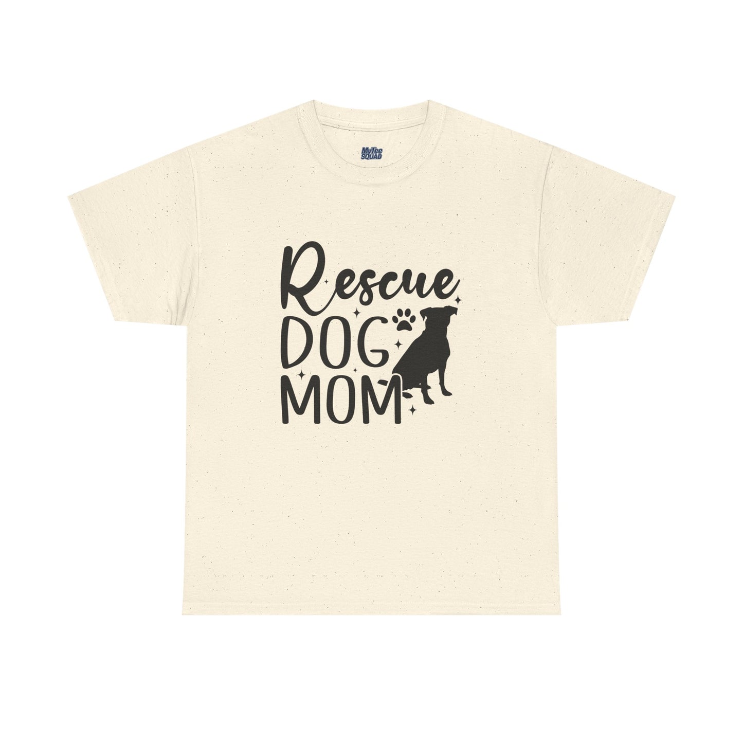 Rescue Dog Mom Cotton T-Shirt | Dog Lover
