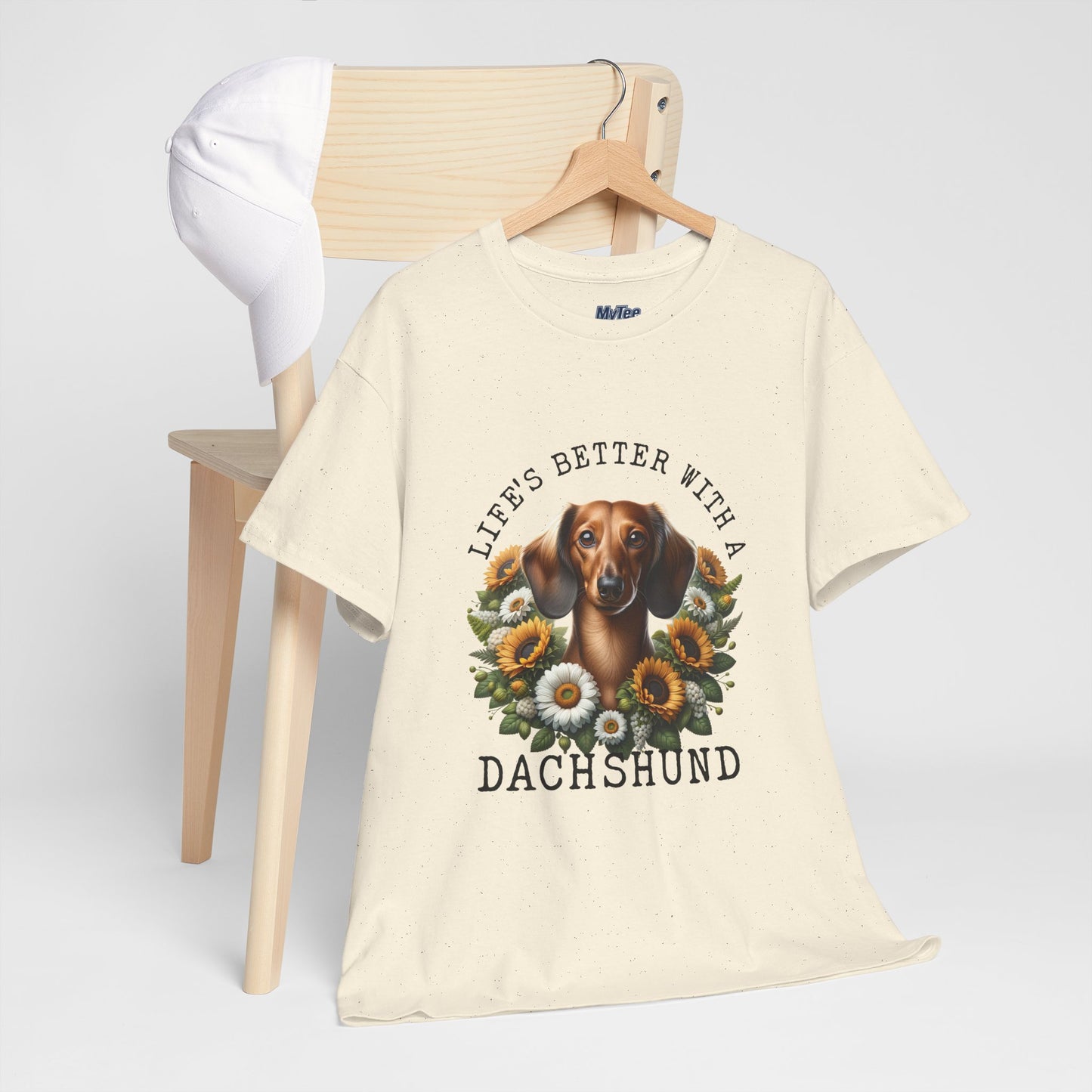 Dachshund Sunflower Unisex T-Shirt