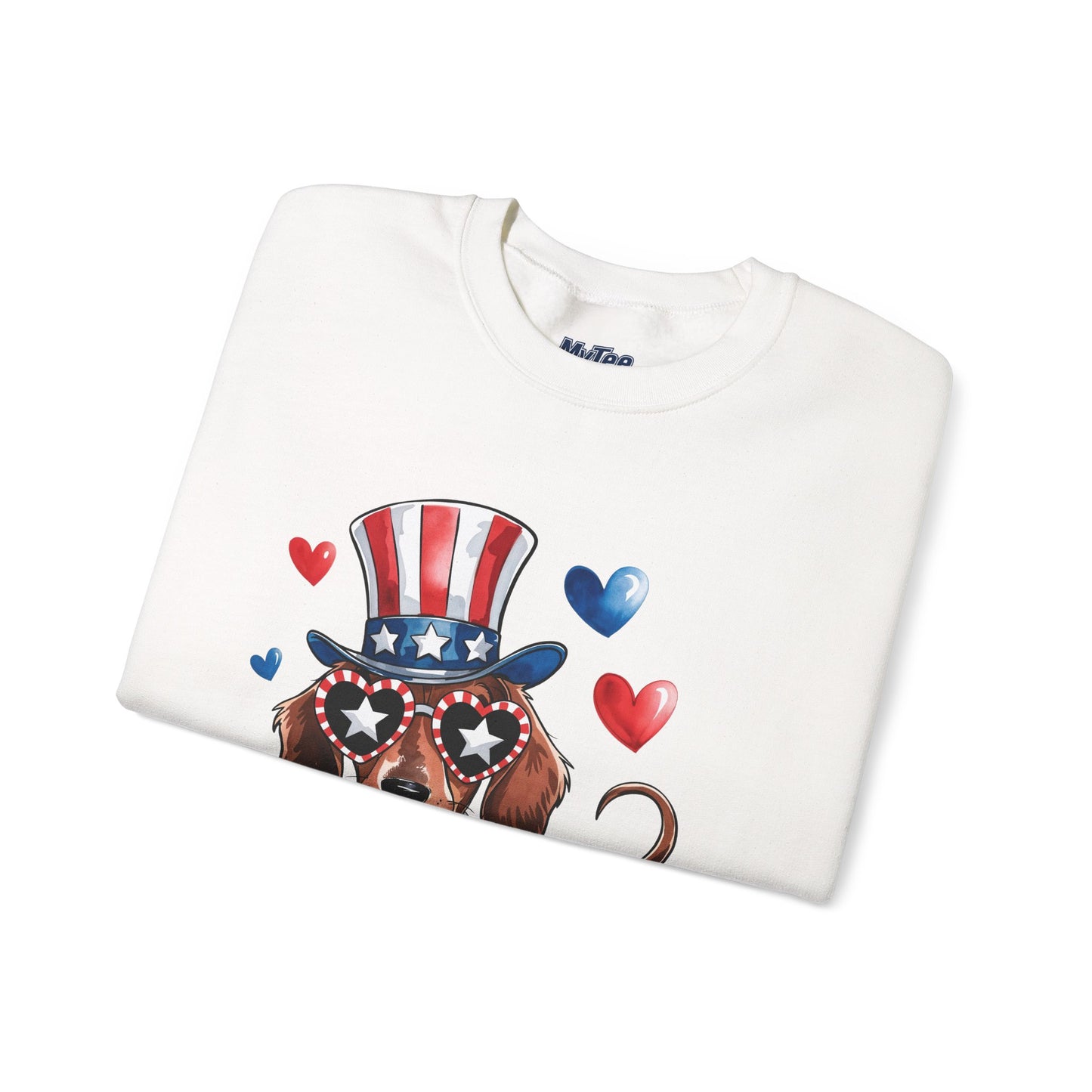 Patriotic Dachshund Dog Unisex Sweatshirt