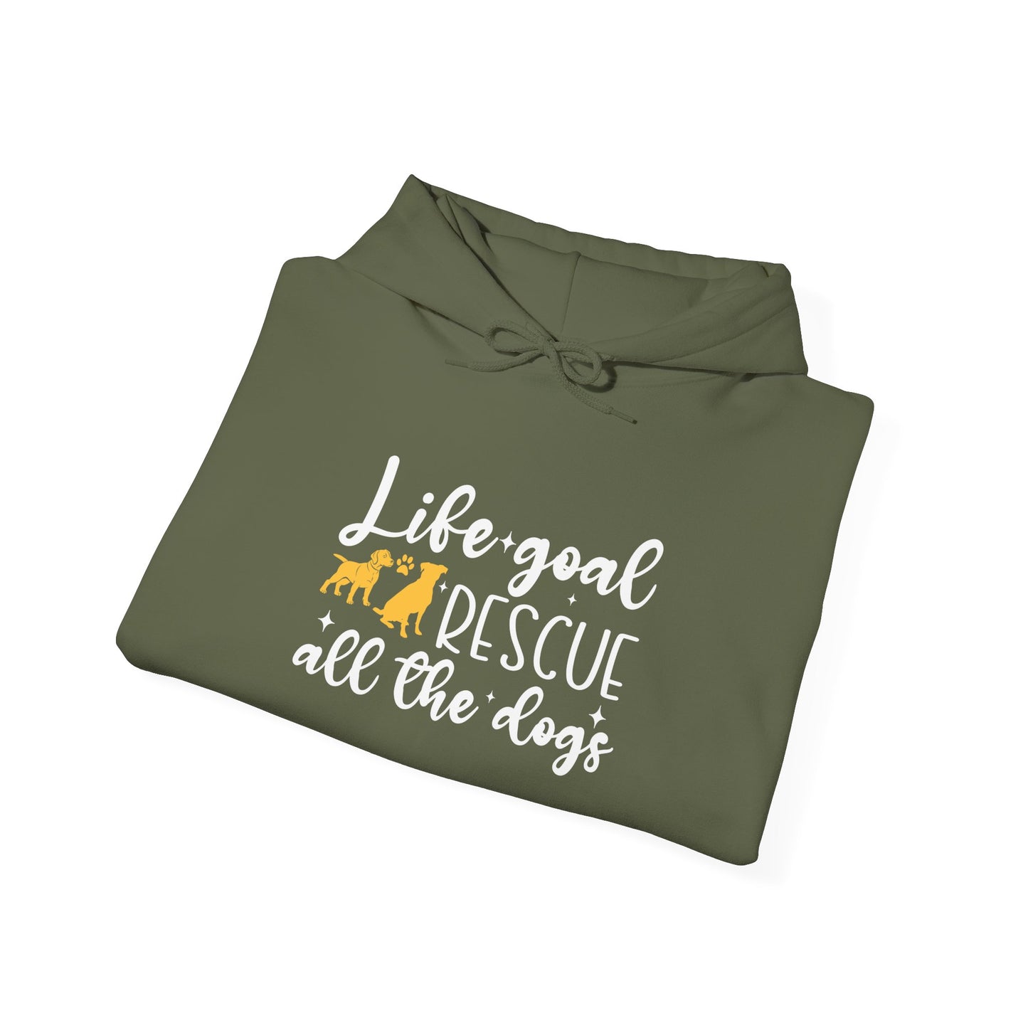 Life Goal Dog Rescue Unisex Hoodie – Cozy & Compassionate
