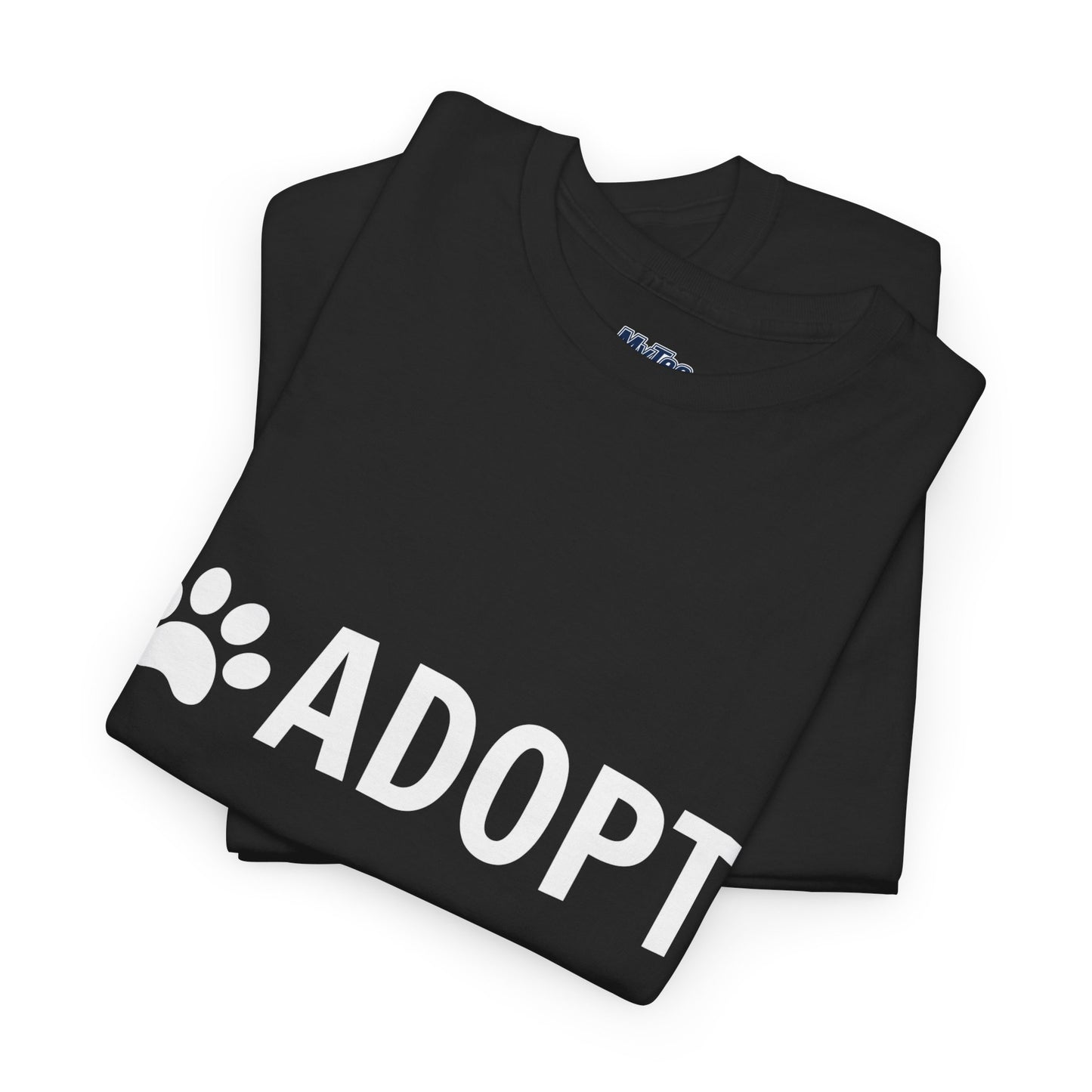 Adopt Unisex Heavy Cotton Tee | Perfect for Animal Lovers, Pet Adoption Events