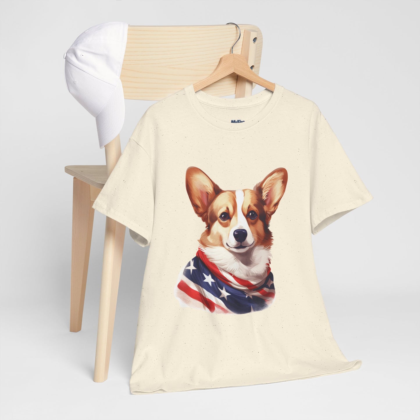 Patriotic Pembroke Welsh Corgi Unisex T-Shirt