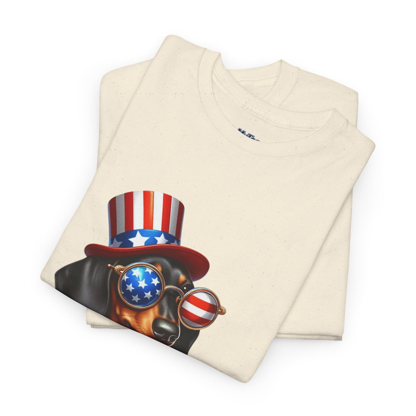 Patriotic Dachshund 4th of July T-Shirt | Red, White & Woof Style