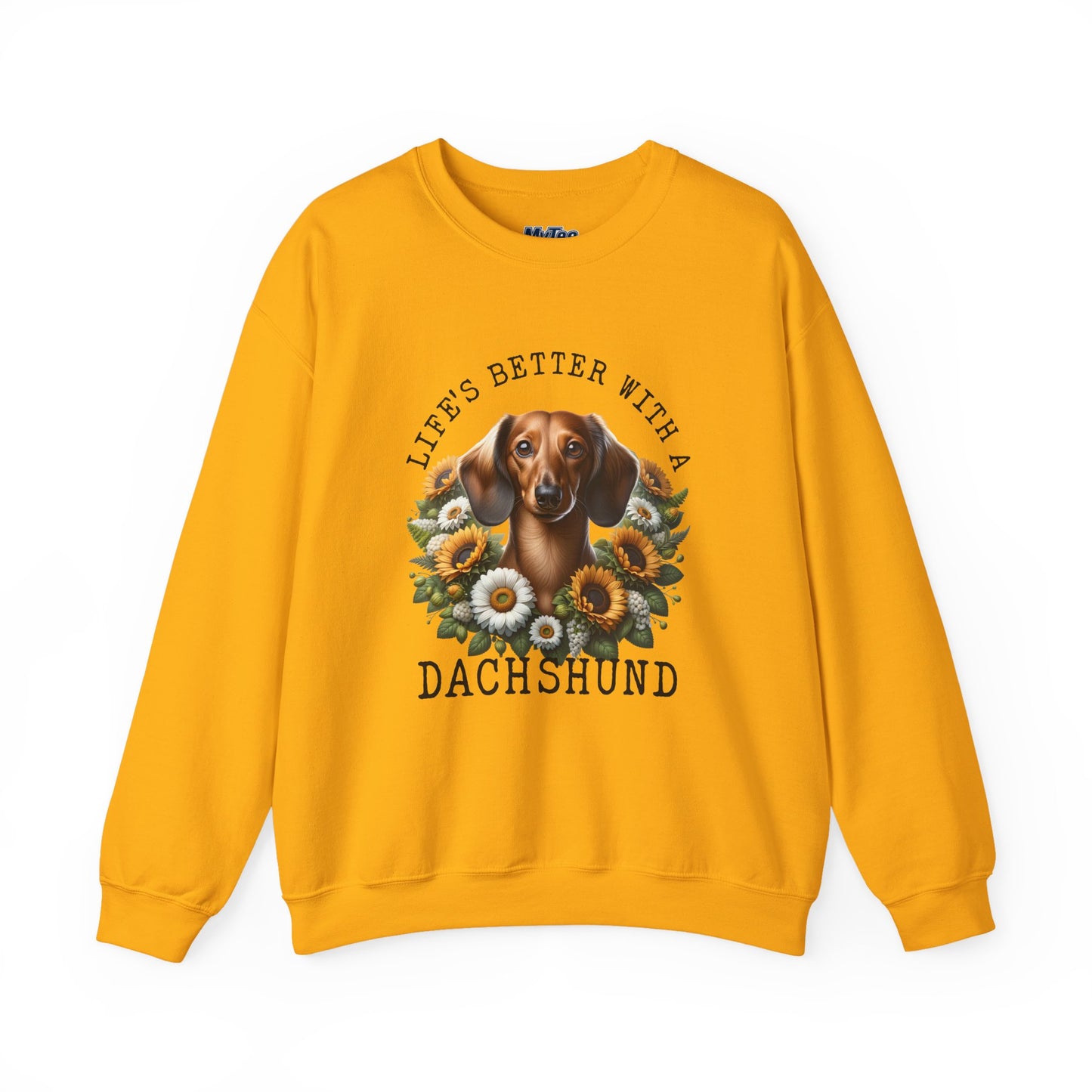 Dachshund Sunflower Unisex Hoodie