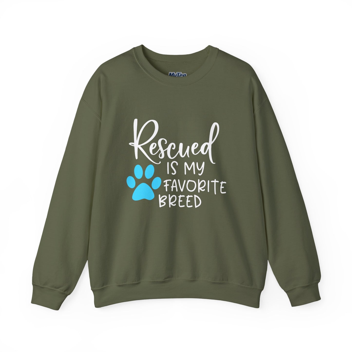 Rescued Is My Favorite Breed Unisex Sweatshirt – Dog Lover Crewneck