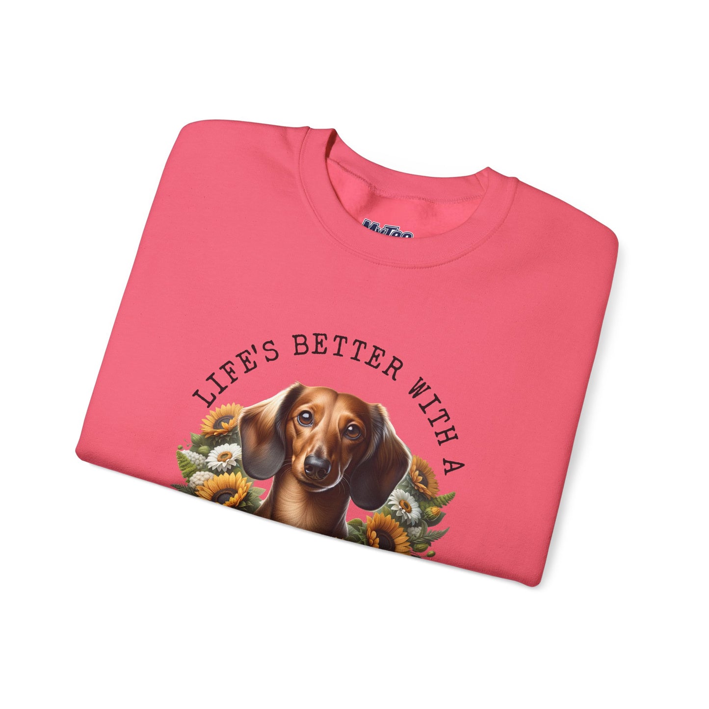 Dachshund Sunflower Unisex Hoodie