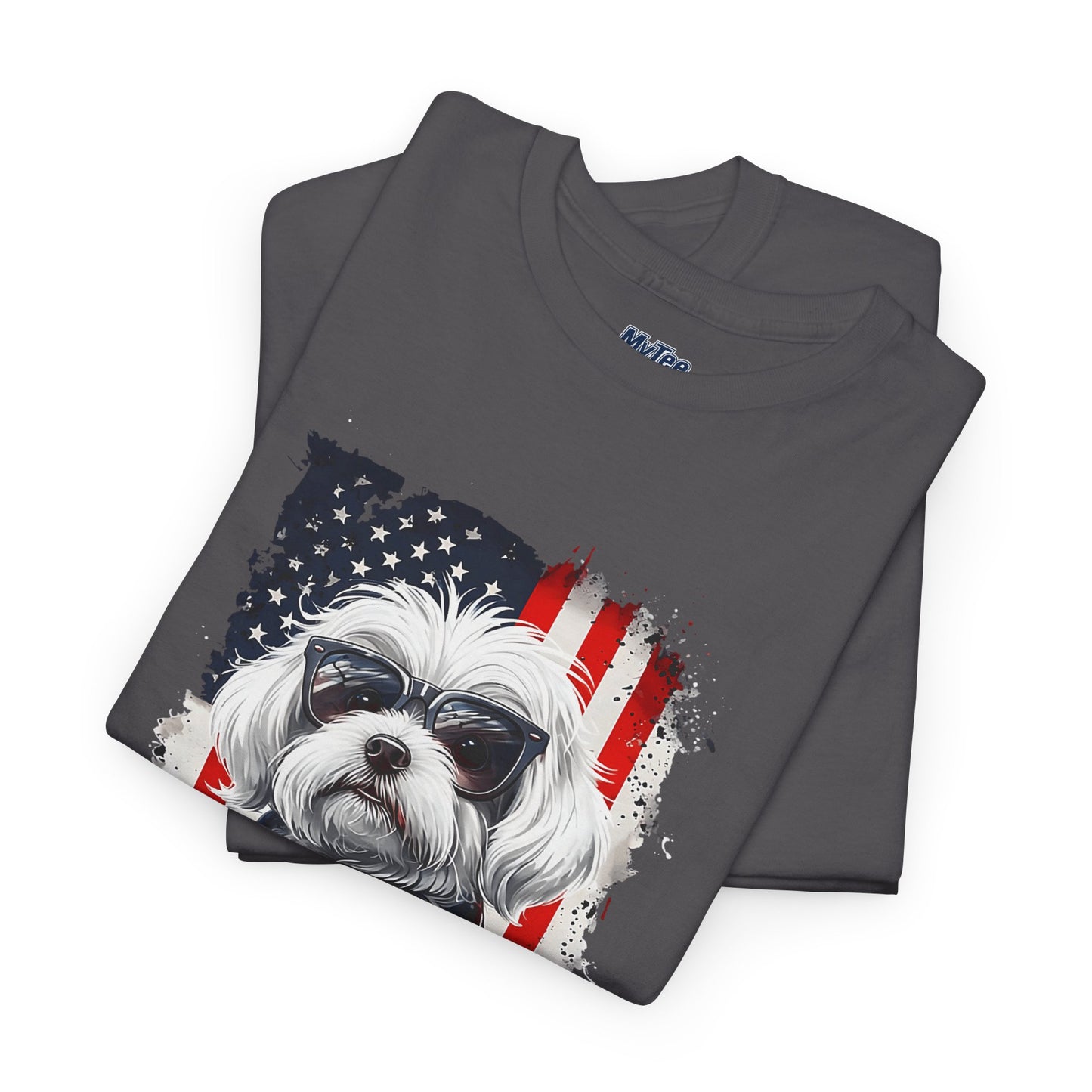 Patriotic Havanese Unisex Cotton T-Shirt