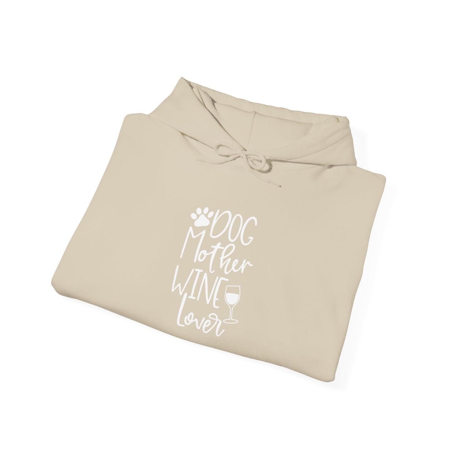 Dog Mother Wine Lover Hoodie | Gift For Dog Moms