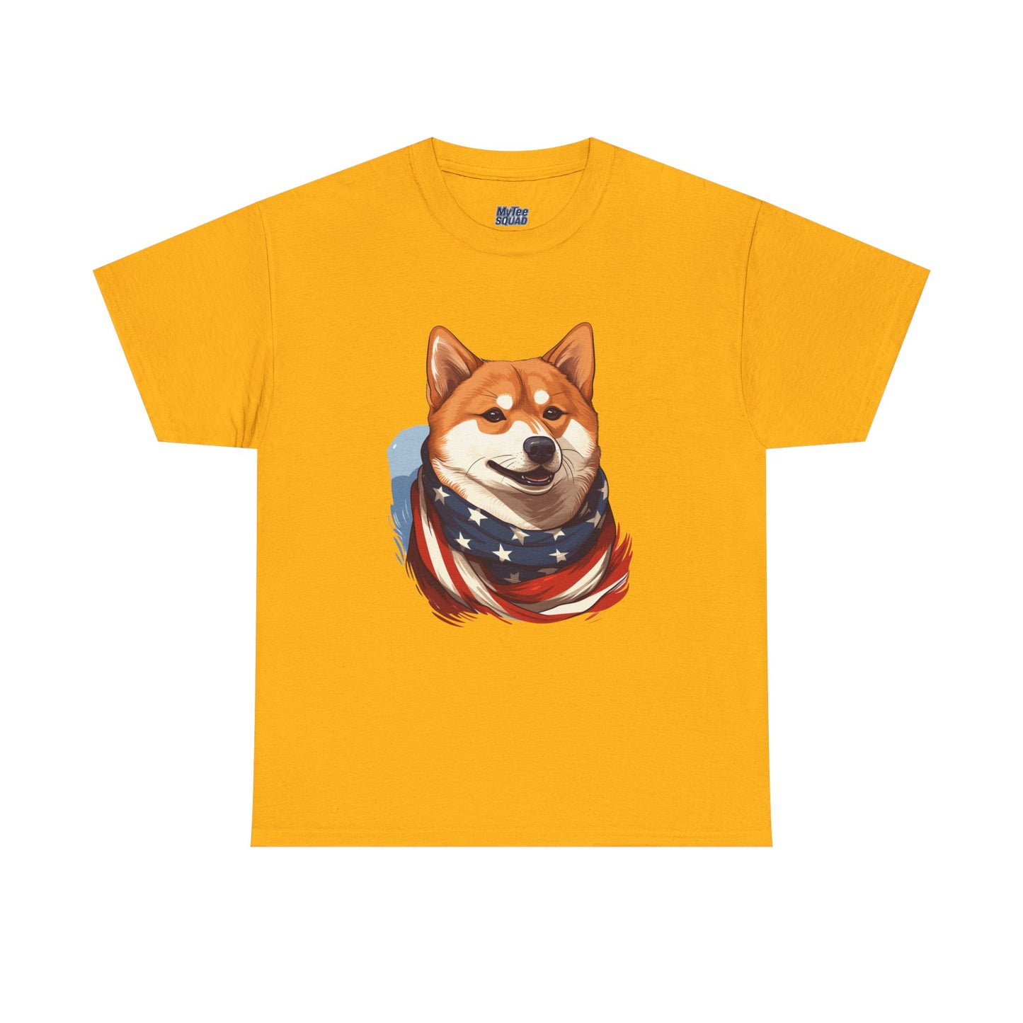 Patriotic Shiba Inu Unisex T-Shirt