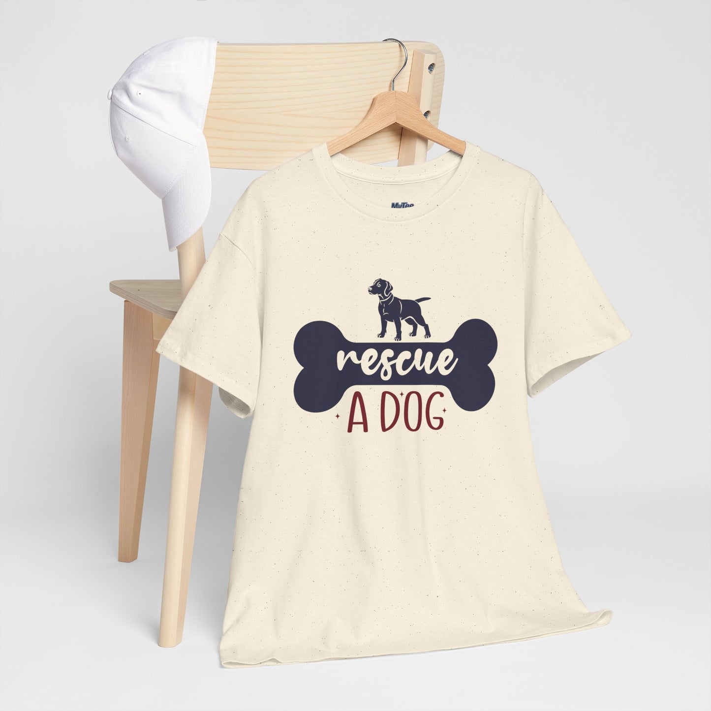 Rescue a Dog Unisex Cotton T-shirt | Dog Lover
