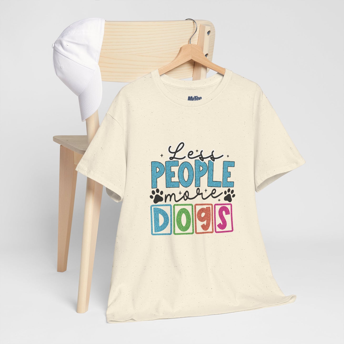 Less People More Dogs T-Shirt – The Dog Lover’s Motto