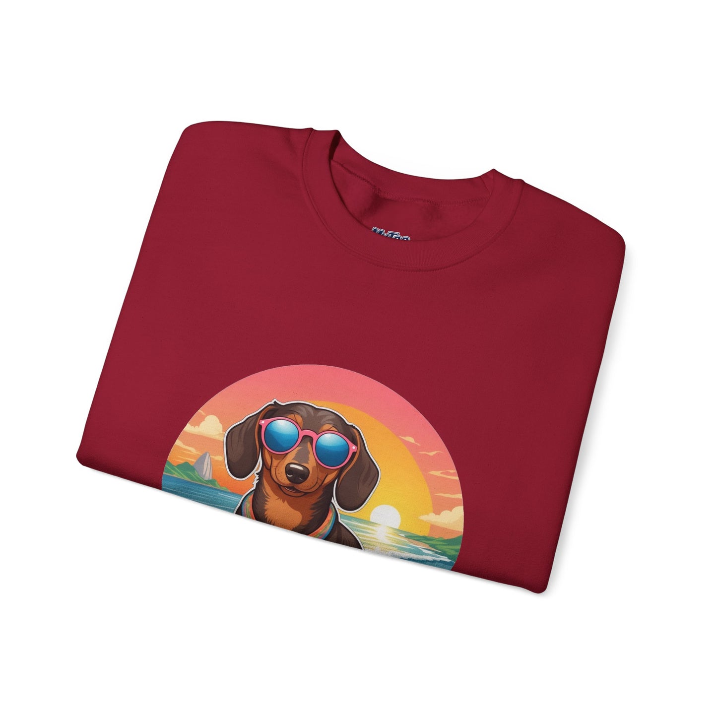 Dachshund Sunset Chill Unisex Sweatshirts