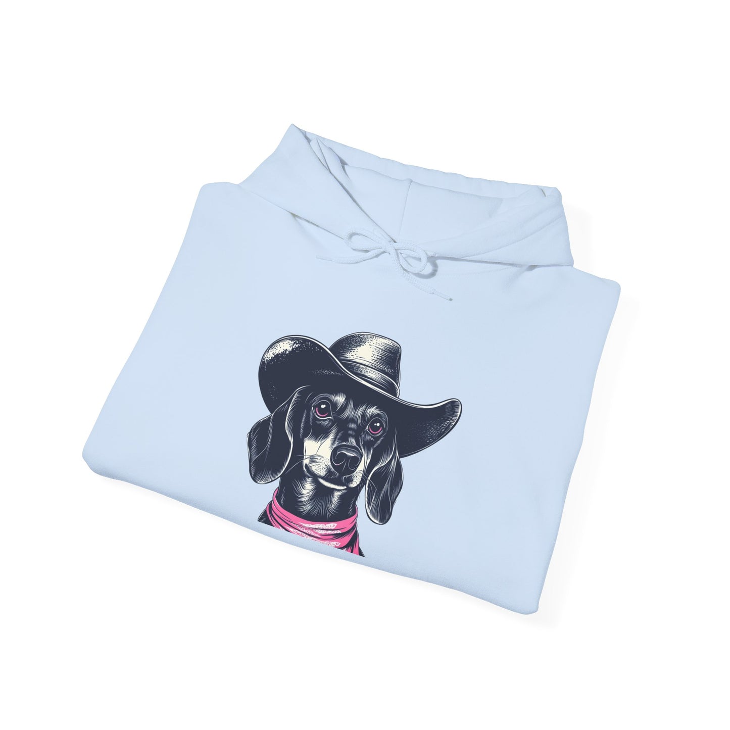 Dachshund Cowpoke Hoodie – Rodeo Pup Unisex Pullover