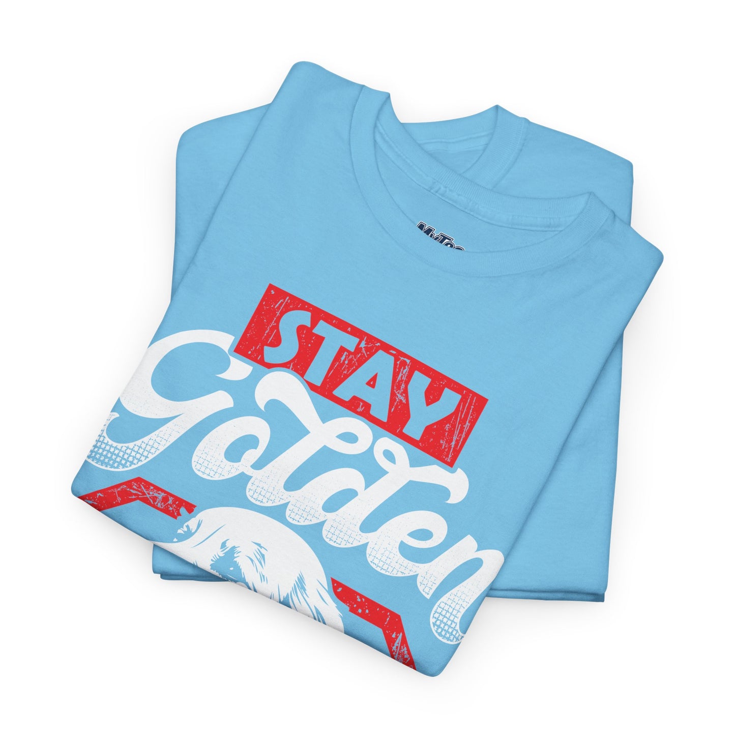 Stay Golden Unisex Cotton T-Shirt | Best Gift For Dog Lover