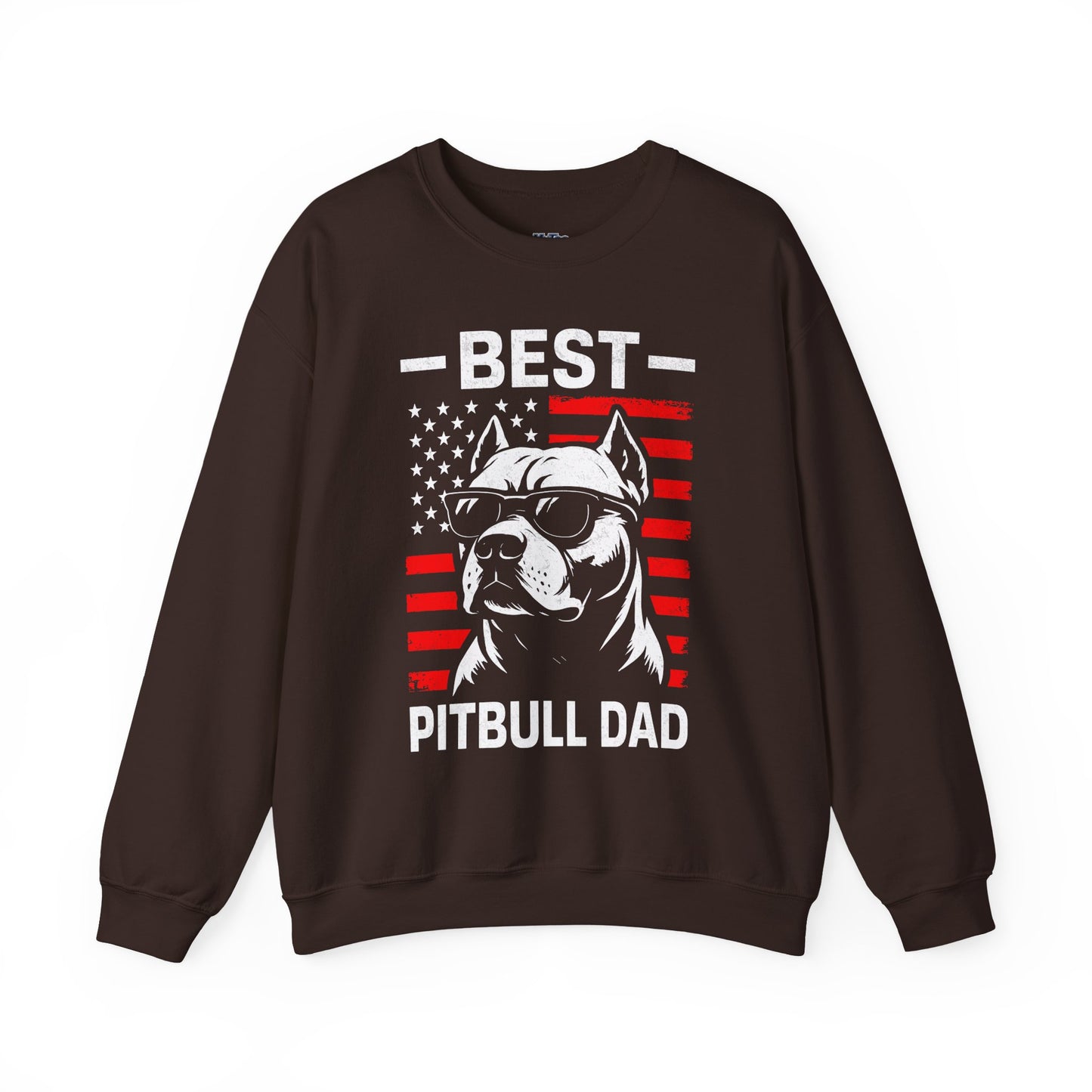 Best Pitbull Dad Ever SweatShirt For Proud Dog Father