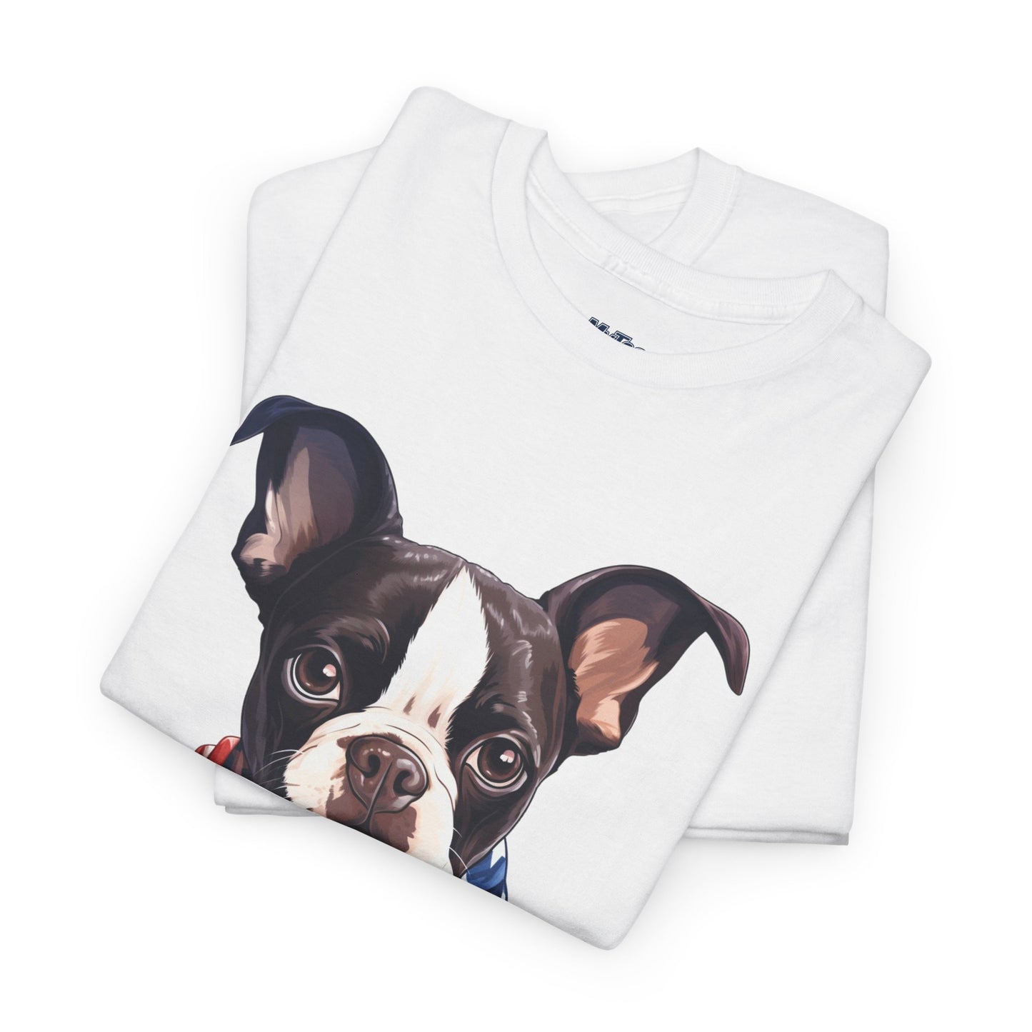Patriotic Boston Terrier Unisex T-Shirt