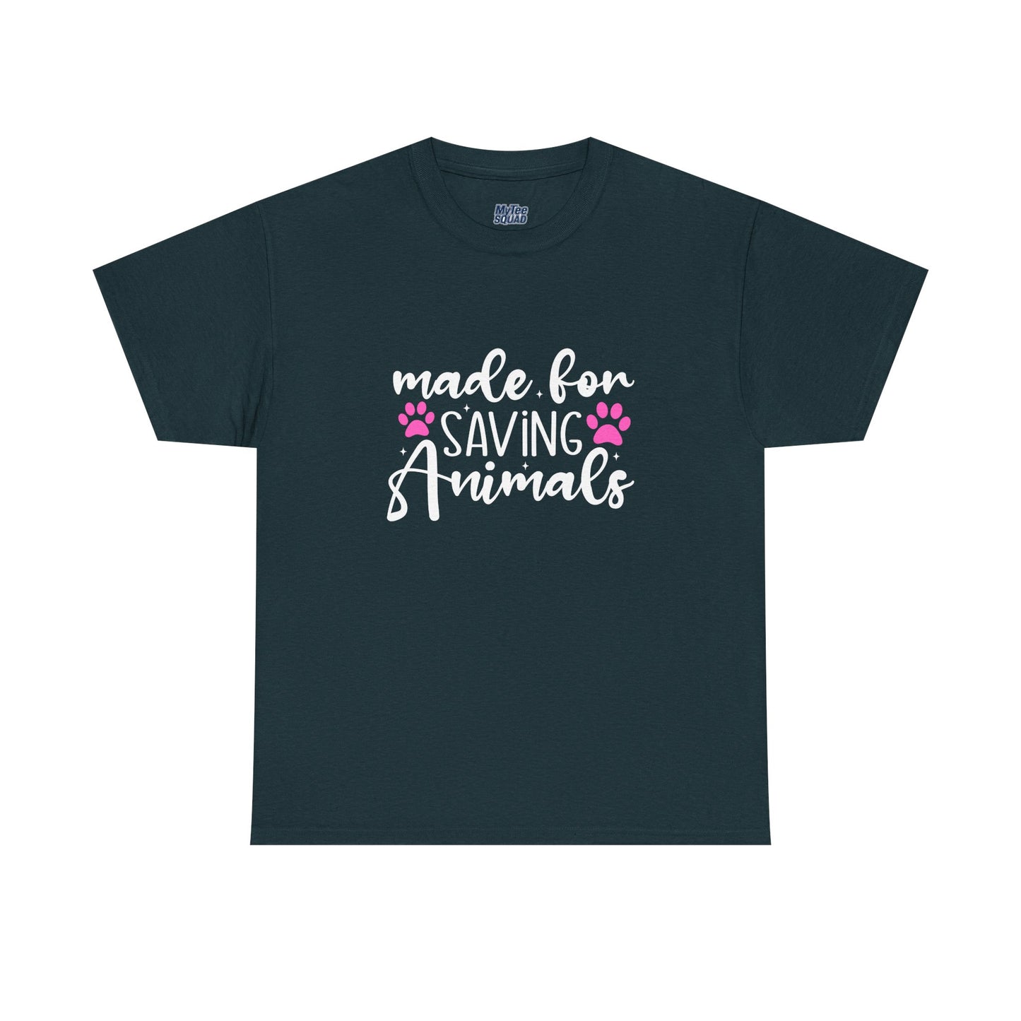 Made For Saving Animals Unisex Cotton T-Shirt | Dog Lover