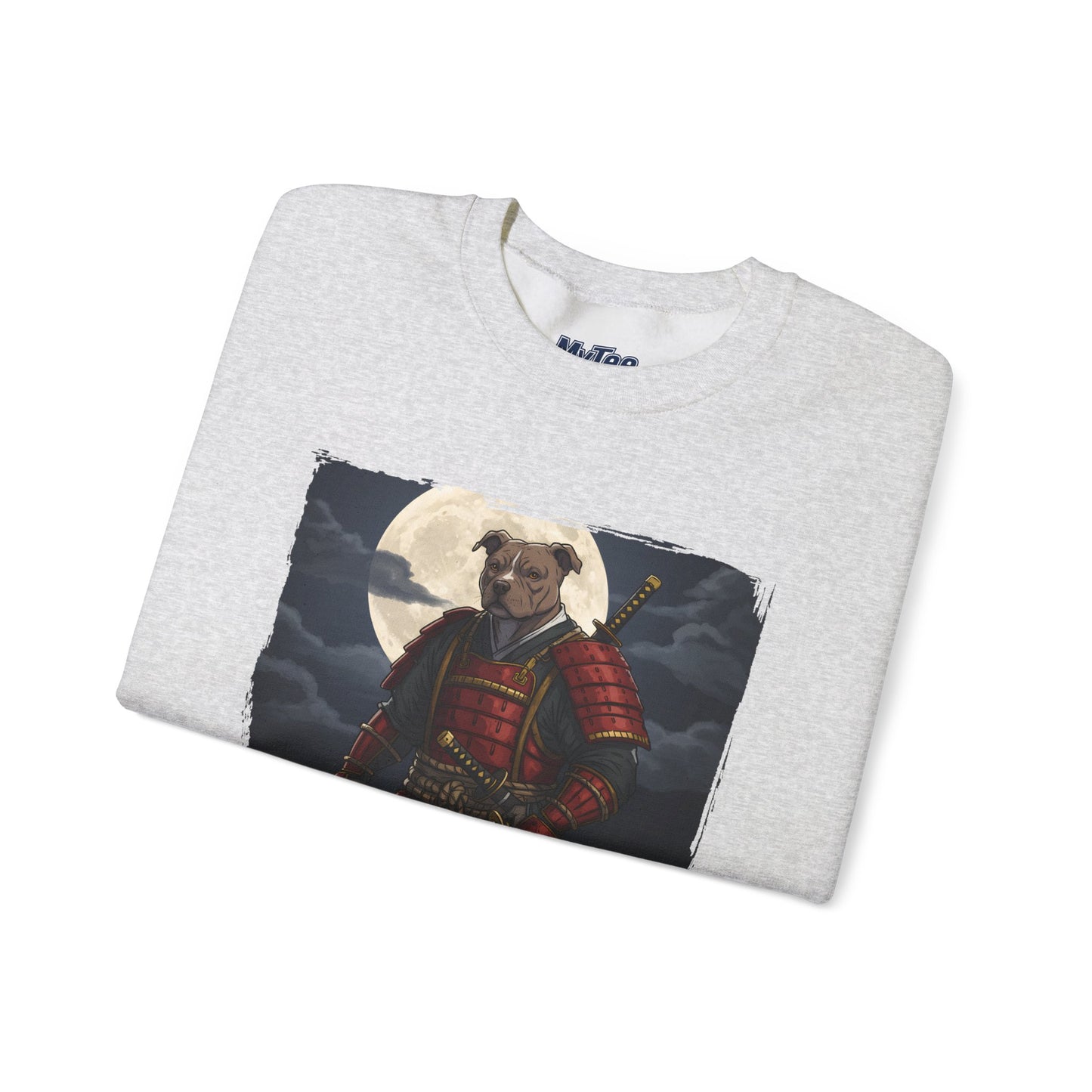 Pitbull Samurai Warrior Sweatshirt | Cozy Crewneck