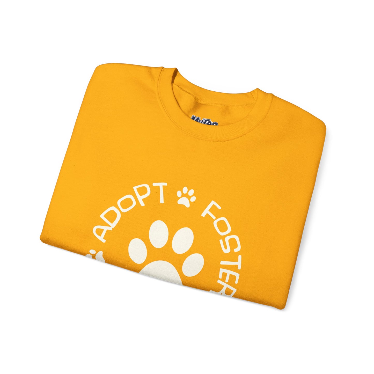 Adopt Foster Donate Unisex Sweatshirt | Paw Print Animal Shelter Pullover