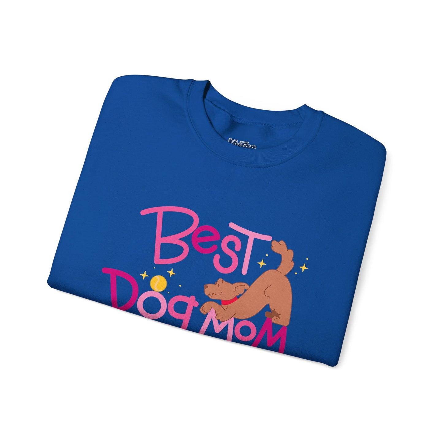 Best Dog Mom Ever Crewneck Sweatshirt | Gift For Dog Moms