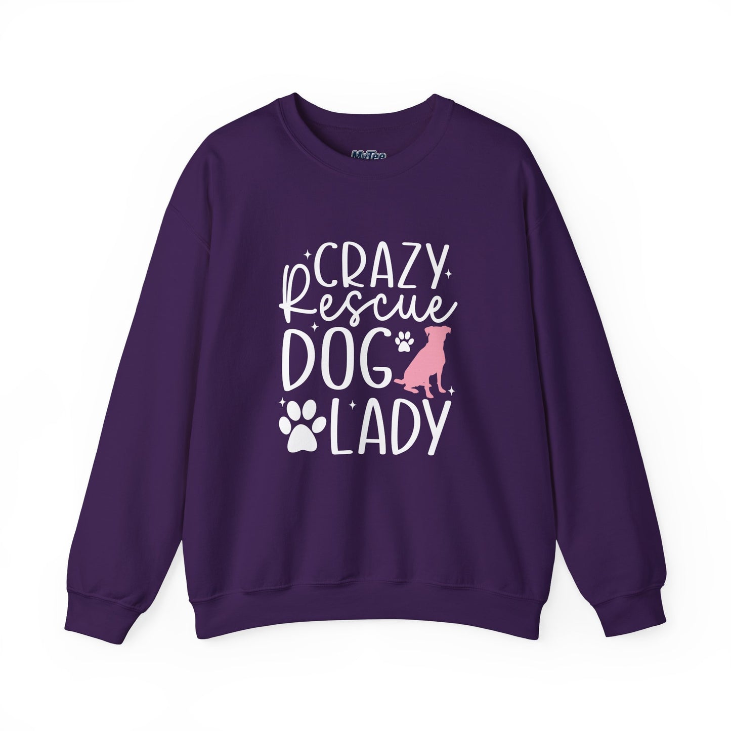 Crazy Rescue Dog Lady Sweatshirt | Dog Mom Crewneck