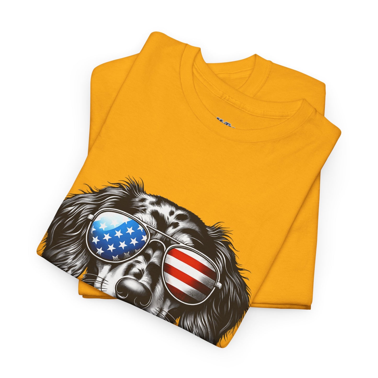 Patriotic Dachshund with Sunglasses Unisex T-Shirt