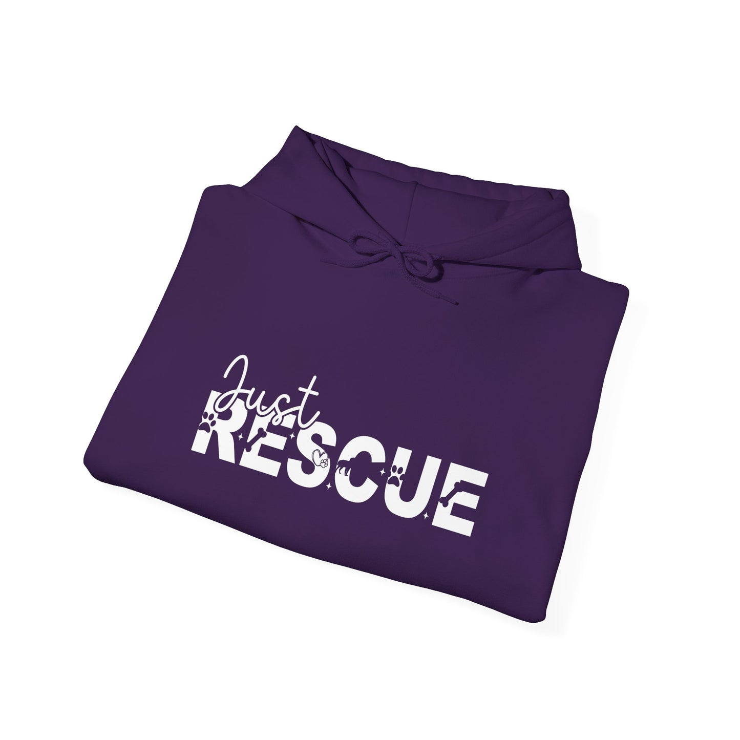 Bold Blue Just Rescue Unisex Hoodie – Speak For The Voiceless